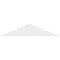 Ekena Millwork Saratoga Architectural Grade PVC Gable Bracket, 60"W x 12 1/2"H x 2"D x 6"F, 5/12 Pitch GBP060X13X0206SAR00 - alternate 5